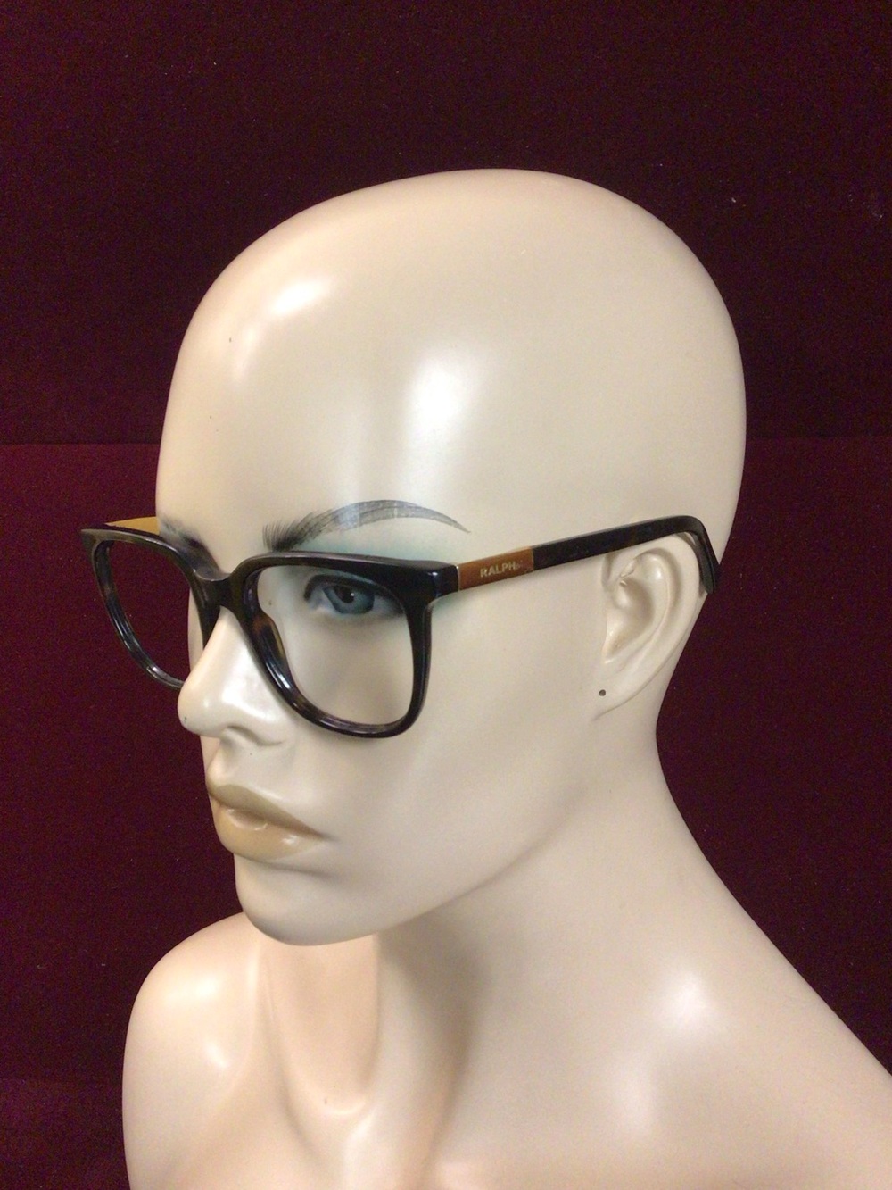 Ralph Lauren tortoise eyeglasses frame with snap on case. RB5206. 51[]20 135N.
